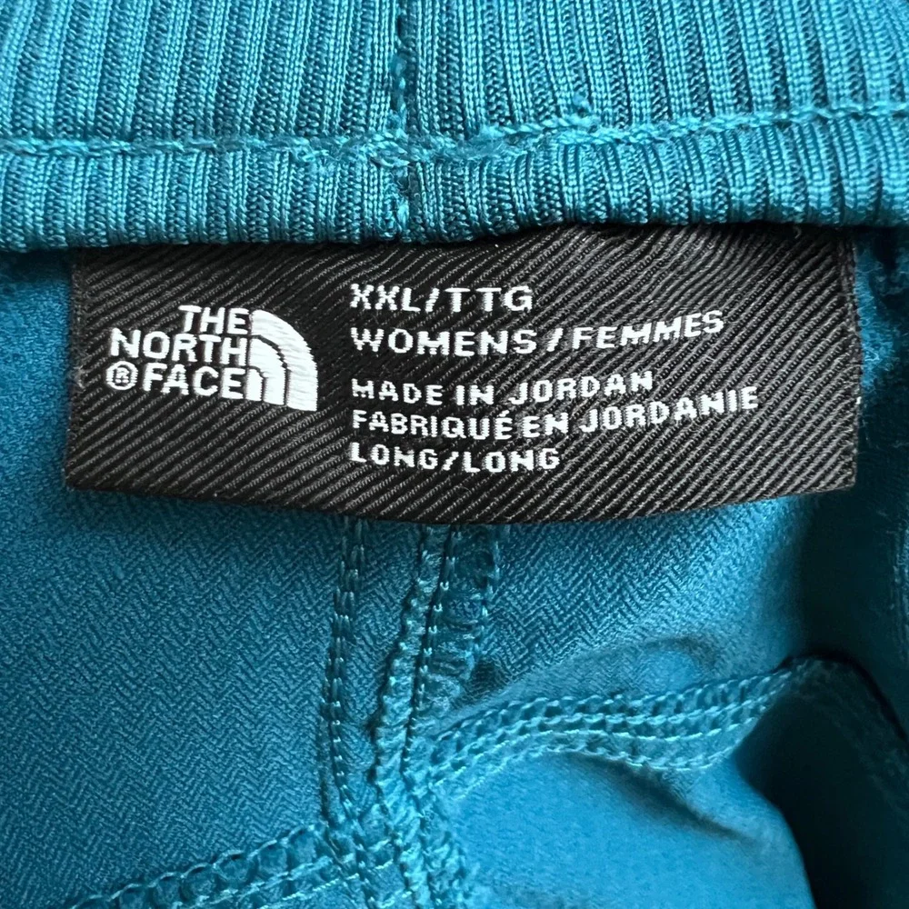 The North Face Aphrodite 2.0Shorts Womens XXL Blue Teal Hiking Long - Picture 2 of 10